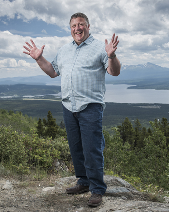 Yukon University employee Gord Curran in Teslin