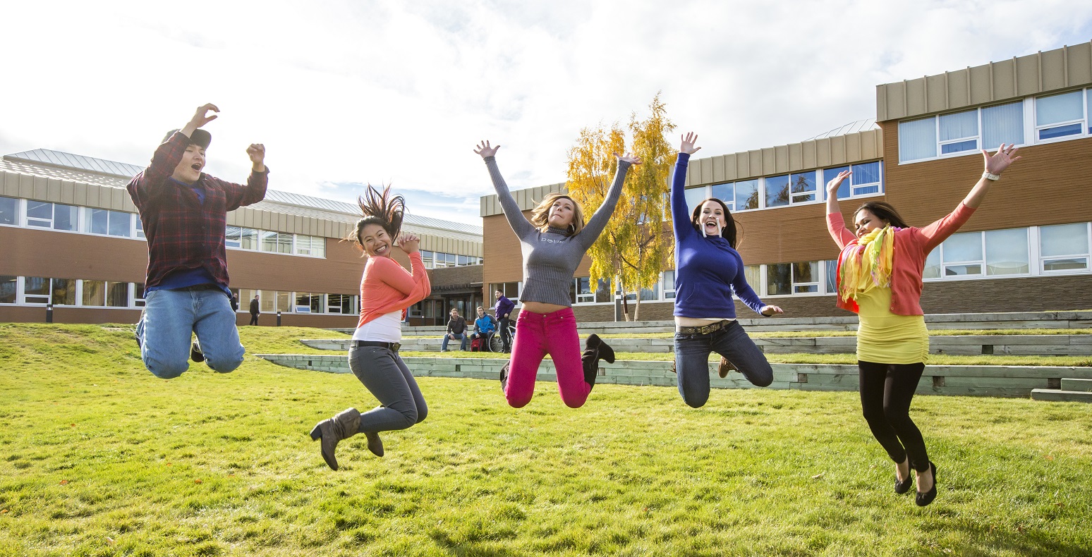 jumping for joy