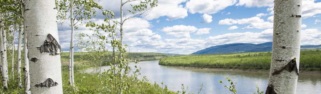 scenic view over river