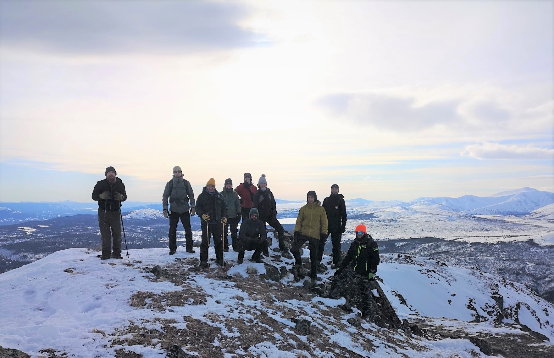 RRMT 201 Winter Travel and Survival hike out