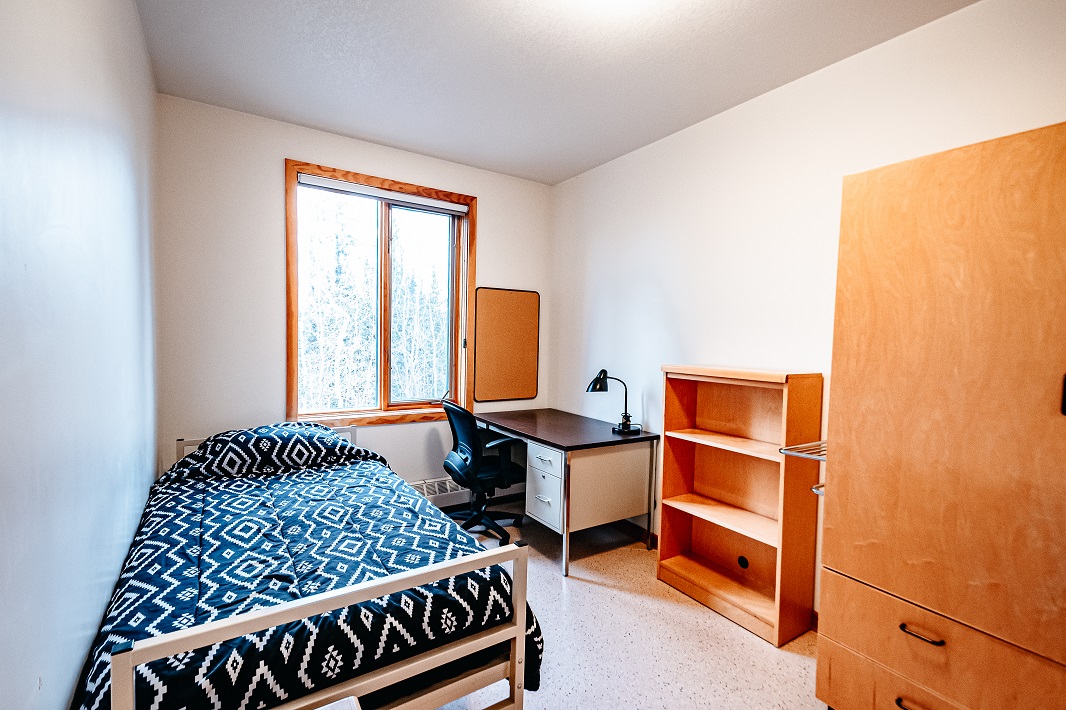 dorm room at 510 building