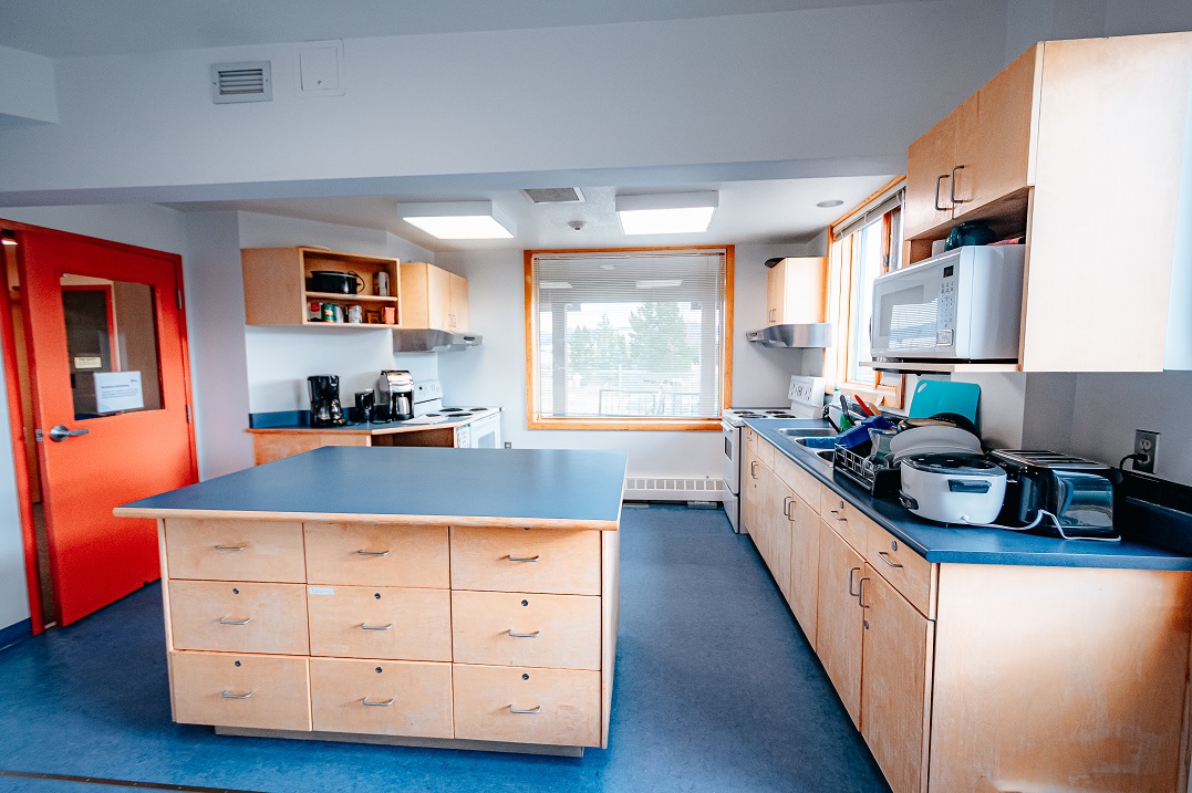 kitchen area in 510 building