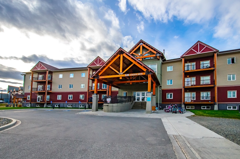 520 dorm building at Whitehorse campus