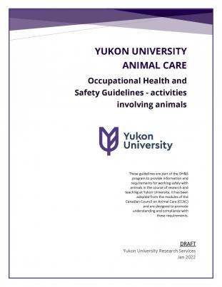 YukonU OH&amp;S animal activities