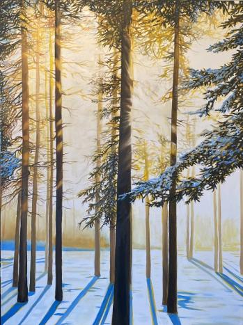 trees painting