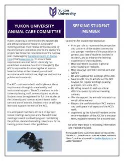 ACC student rep poster