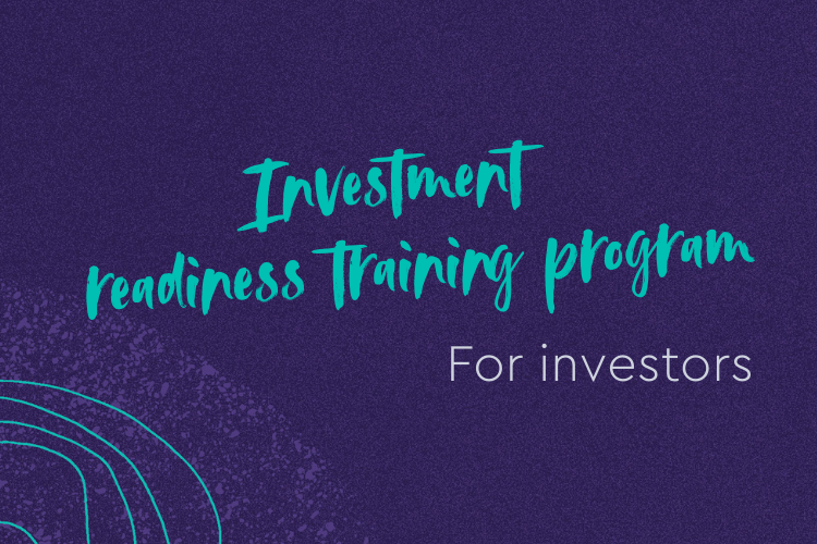 Investment Readiness Program for investors