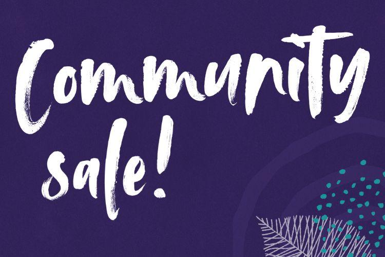 Community sale!