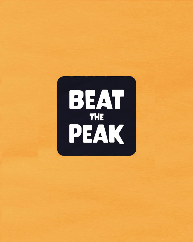 Beat the peak infographic