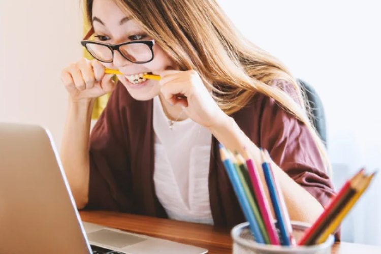 stressed student