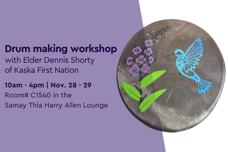 Drum making workshop with Dennis Shorty