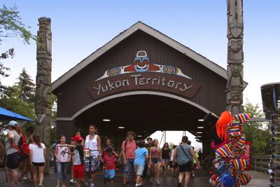 Six Flags's Yukon Territory theme park  