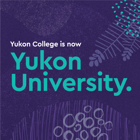 Yukon College is now Yukon University graphic