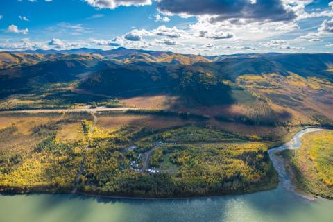 Coffee project site in central Yukon