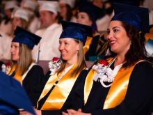 Graduates at convocation