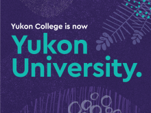 Yukon College is now Yukon University graphic