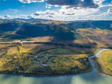 Coffee project site in central Yukon